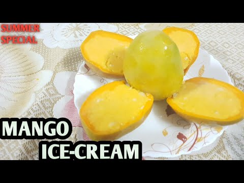 Mango ice cream recipe|Hindi recipe|jalpa's kitchen|summer special.