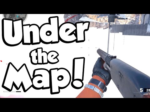 UNDER THE MAP! (Call of Duty: Black Ops Cold War Beta)