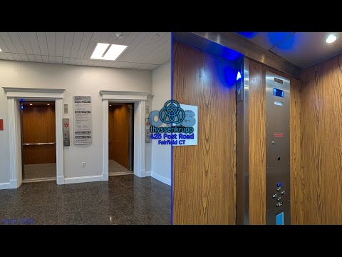 Stupidly Weird OTIS w/ GAL (mod ThyssenKrupp) Hydraulic Elevators | 425 Post Road, Fairfield CT