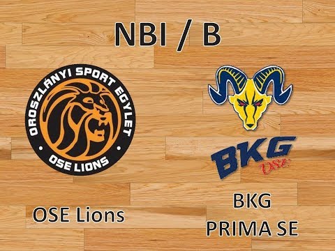 NBI/B: OSE Lions - BKG-Príma SE