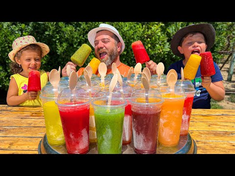 The Kids Are Thrilled With My Fruit Ice! No Additives, Everything Is Only Natural