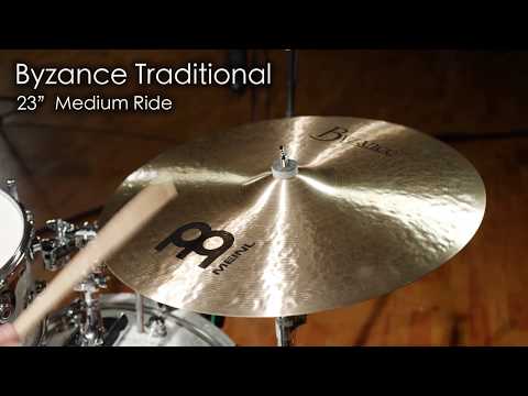 Meinl Traditional B23MR 23" Medium Ride Cymbal (w/ Video Demo) image 7