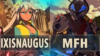 GBVSR:🔥IxisNaugus (Zooey) Vs MFH (Siegfried)🔥| High Level Gameplay.