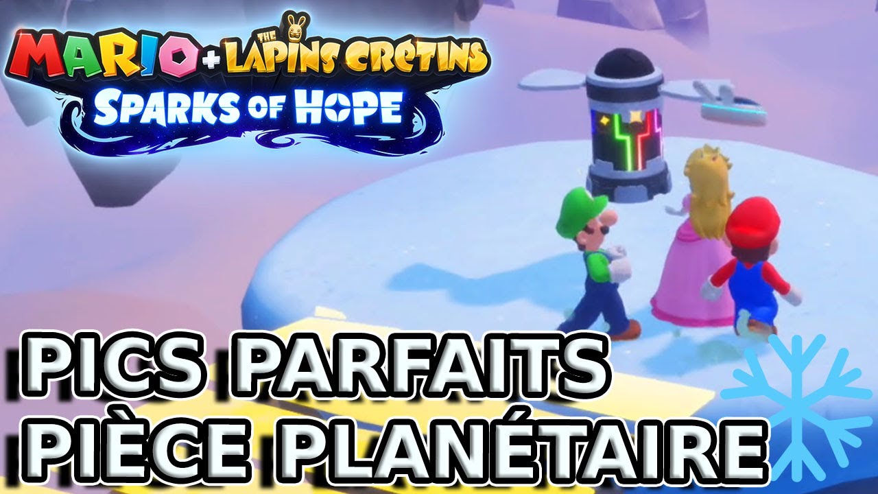 PIÈCE PLANÉTAIRE CACHÉE au PIC PARFAIT ❄️ | Mario + Lapins Crétins SPARKS OF HOPE