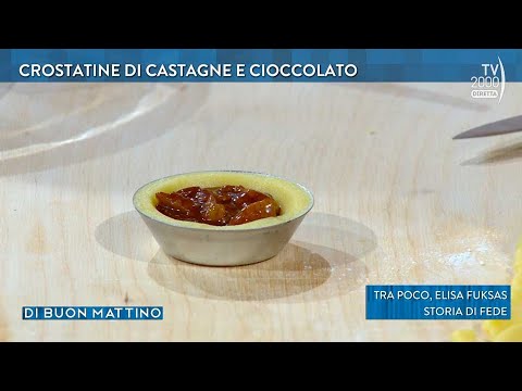 Di Buon Mattino, 17 ottobre 2022 - Crostatine di castagne e cioccolato