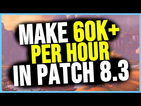 How to make 60k+/hour in Patch 8.3 Farming Dredged Leather 1000-1200 Leather Per Hour