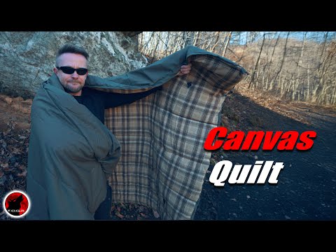 Could this Quilt Really Add 30 Degrees to your Sleeping Bag? - Kodaik Canvas BOOSTER Quilt