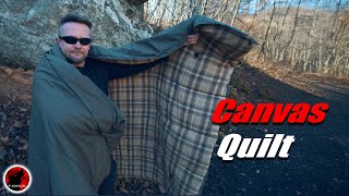 Could this Quilt Really Add 30 Degrees to your Sleeping Bag? - Kodaik Canvas BOOSTER Quilt