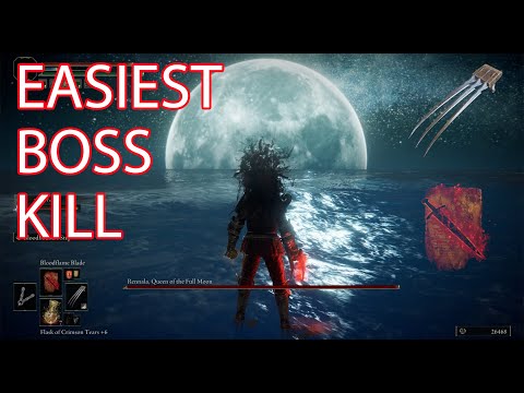 ELDEN RING BOSS GUIDE: Rennala, Queen of the Full Moon with Claws and Blood Incantation.