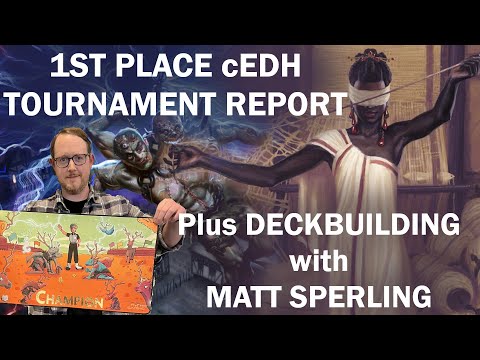 1ST PLACE TOURNAMENT REPORT! Okotoberfest Blue Farm cEDH Winner and deckbuilding w/Matt Sperling MTG