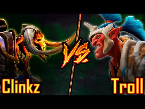 Dota 2 Clinkz VS Troll Warlord | 7.29d DOTA 2 Battle
