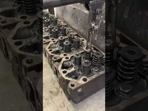MAN D2866 egnine heads rebuilding