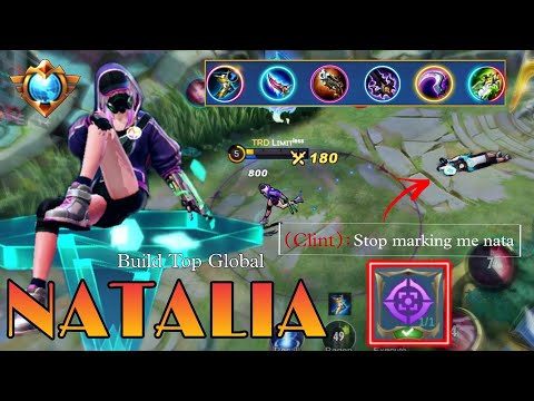 Natalia No Mercy Mode || Destroys Enemy's Marksman Clint |Bestbuild 2022|Top Global Natalia Gameplay