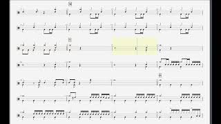 Attack On Titan 進撃の巨人 Linked Horizon - 紅蓮の弓矢 Guren No Yumiya drum tab , score, sheet music