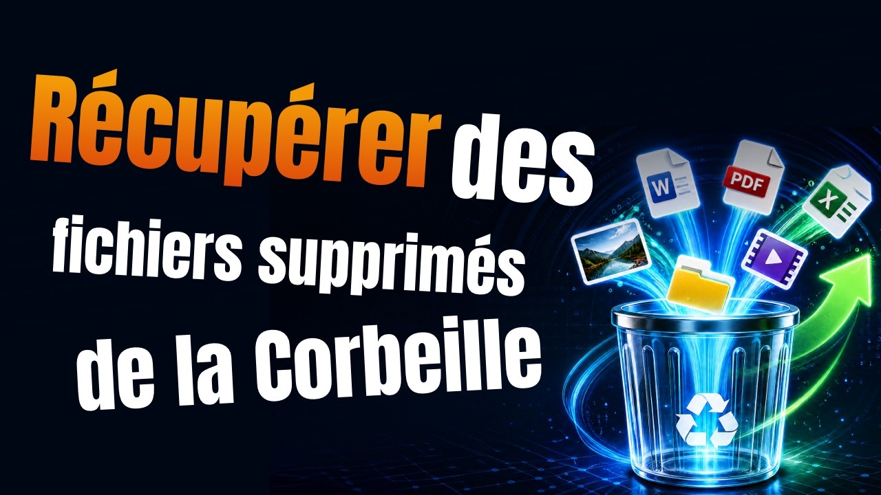 Comment récupérer des fichiers supprimés de la corbeille