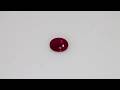 Rubino Birmano, taglio ovale, 1.03 ct Video 1