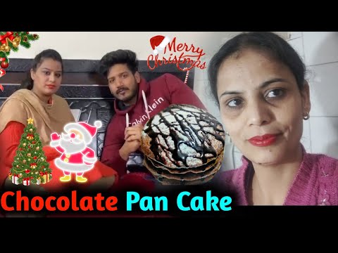 Eggless Chocolate Pan Cake Recipe | Mr Mrs Devgan and Mandeep Kitchen | Harminder Mindo