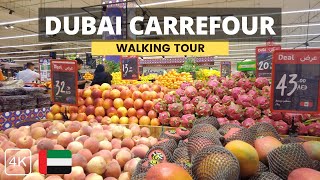 Dubai CARREFOUR Supermarket 🇦🇪 DEALS & Prices 2023!! GROCERY SHOPPING 4K (Walking Tour)