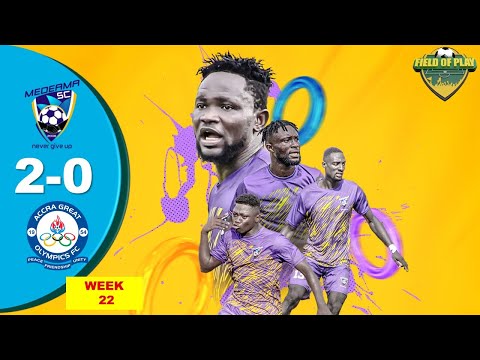 Medeama  fc 2-0 Accra Great Olympics Betpawa GPL Match Week 22 Field of Play