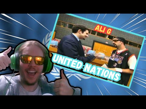 Butros Butros Butros .. Gali Super Funny With ALI G (hey that rhymes) Ali G At The UN REACTION!