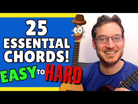 25 MUST-KNOW Ukulele Chords for Beginners + EASY HACKS!