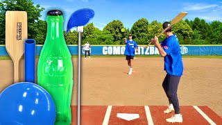 First Team to Hit a Home Run with Each Random Object, Wins
