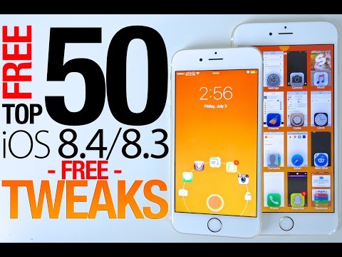 Top 50 FREE iOS 8.4 Cydia Tweaks Of ALL Time - 8.3 & 8.4 Taig Jailbreak Compatible