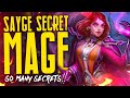The 1 Mage Deck SO MANY SECRETS Sayge Secret Mage Darkmoon Faire Hearthstone