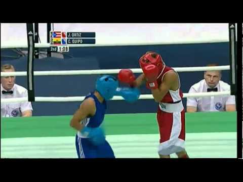 Light Fly (49kg) Final - Ortiz (PUR) vs Quipo (ECU) - 2012 American Olympic Qualifying Event