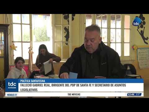 FIRMAT | FALLECIÓ GABRIEL REAL, DIRIGENTE DEL PDP DE SANTA FE Y SECRETARIO DE ASUNTOS LEGISLATIVOS