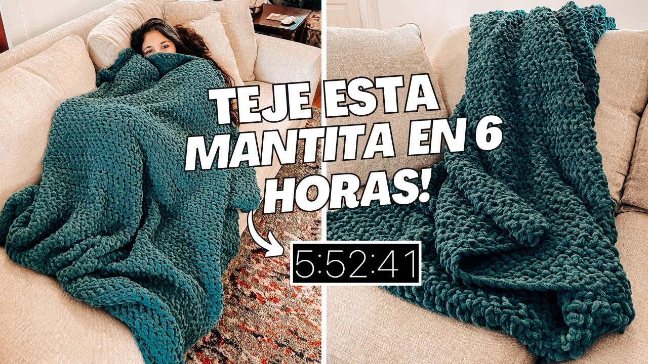 Watch Teje una manta a CROCHET en 6 HORAS! Tutorial perfecto para principiantes! | Danii's Ways Now Teje una manta a CROCHET en 6 HORAS! Tutorial perfecto para principiantes! | Danii's Ways