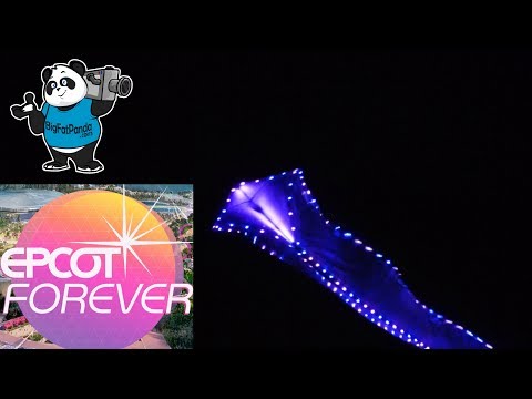 Epcot Forever - Full Show with KITE CLOSE UPS - Best View - Walt Disney World