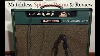 Video thumbnail for Matchless Spitfire Demo & Review by Rock Class 101