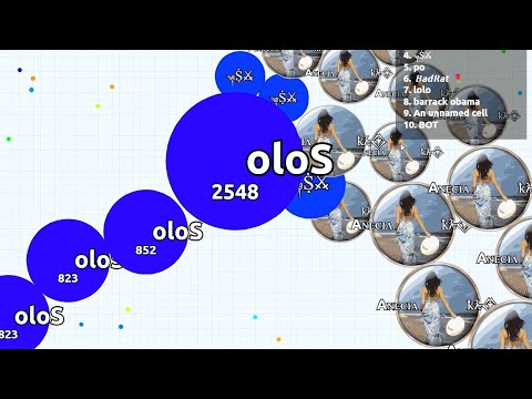 Agar.io - 15 Minutes Of Solo Highlights