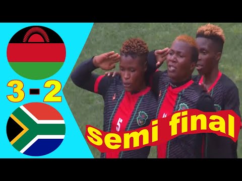 Malawi 3 - 2 Banyana Banyana All Goals & Highlights COSAFA 2021 semi final South Africa vs Malawi
