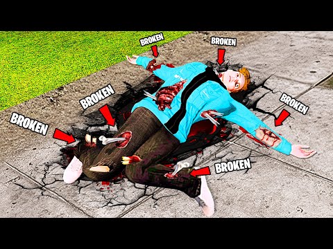 I Broke EVERY BONE In GTA 5.. (MODS)