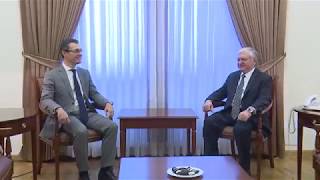 Министр иностранных дел Эдвард Налбандян принял председателя организации «Европейские друзья Армении»