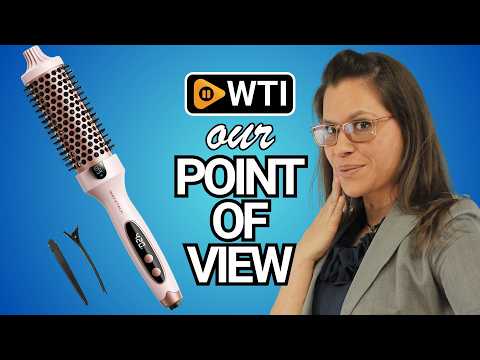 Wavytalk Thermal Brush Blowout Boost 1.5″ Heat Round Brush for Blowout Look | Negative Ion Technology - WTI product video review