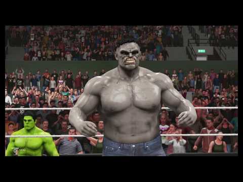 WWE 2K19 - Hulk vs Red Hulk vs Blue Hulk vs Grey Hulk - Digital Comics, Marvel Legends, Epic Battle