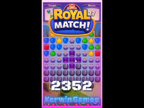 Royal Match Level 2352 - No Boosters Gameplay