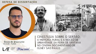 Sala 01 - Defesa da dissertação de mestrado - Bruno de Jesus Leite