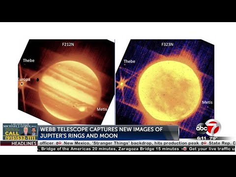 Nasa releases first Webb Telescope images of Jupiter and moon Europa