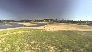 preview picture of video 'Drone Dji F550 à Guidel-plages en Bretagne à l'embouchure de la Laïta HD'