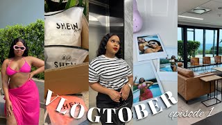 VLOGTOBER EP 1 : SHEIN HAUL, WEEKEND STAYCATION, AIRBNB TOUR, DINNER AT AMAN & MORE