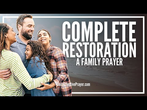 Prayer For Family Restoration | Family Restoration Prayer Video