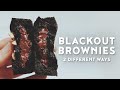 Blackout Brownies 2 Ways Inspired By Singapore S Current Hottest Brownies