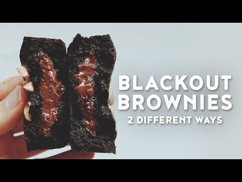 Blackout Brownies - 2 Ways - Inspired by Singapore’s Current Hottest Brownies
