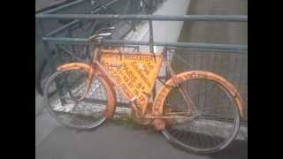 Paris' 5th arrondissment, Zany Rusted Bike in funky area &amp; Paris rue Mouffetard' #1