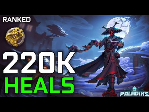 INSANE Personal Best 220K Heals With Maldamba /Ranked/ Paladins 3.3 Mal'damba With Spirits Chosen