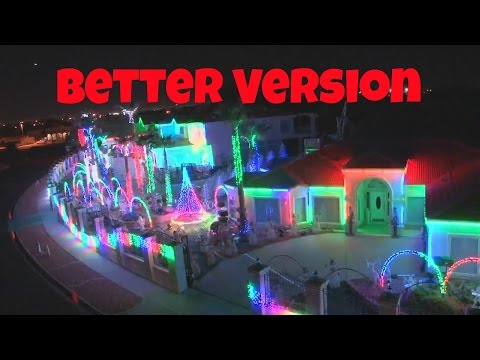 (Louder Version) 6 BEST CHRISTMAS LIGHT DISPLAYS EVER!!!
